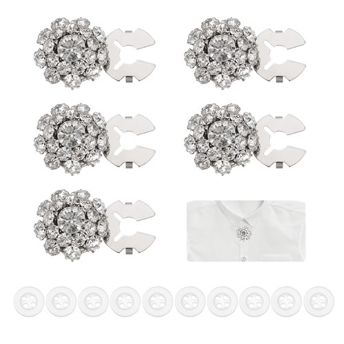 Cubrebotones rhinestones